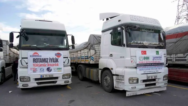 Suriye’ye 350 TIR Yardım