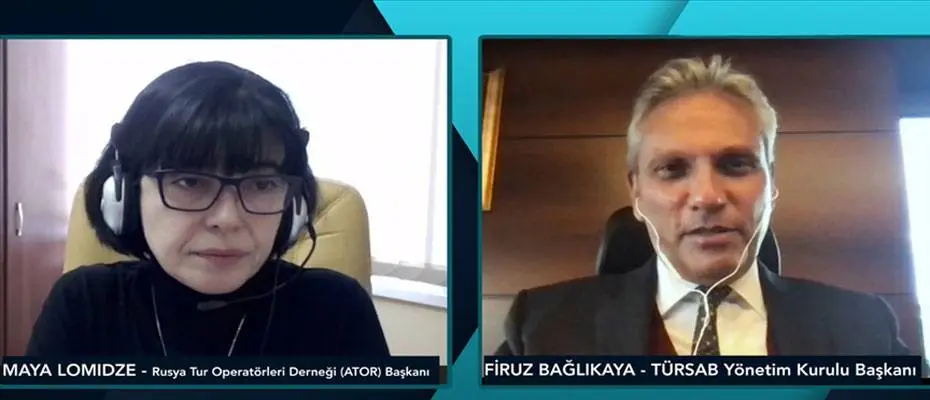 TÜRSAB dünya sektör başkanlarıyla 2021 turizmini değerlendirmeye devam ediyor