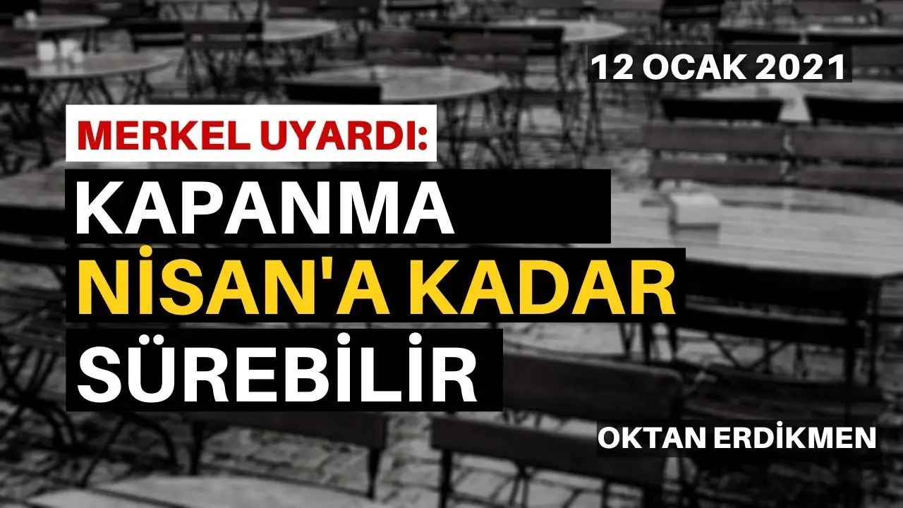 Almanya'da kapanma Nisan'a kadar sürebilir