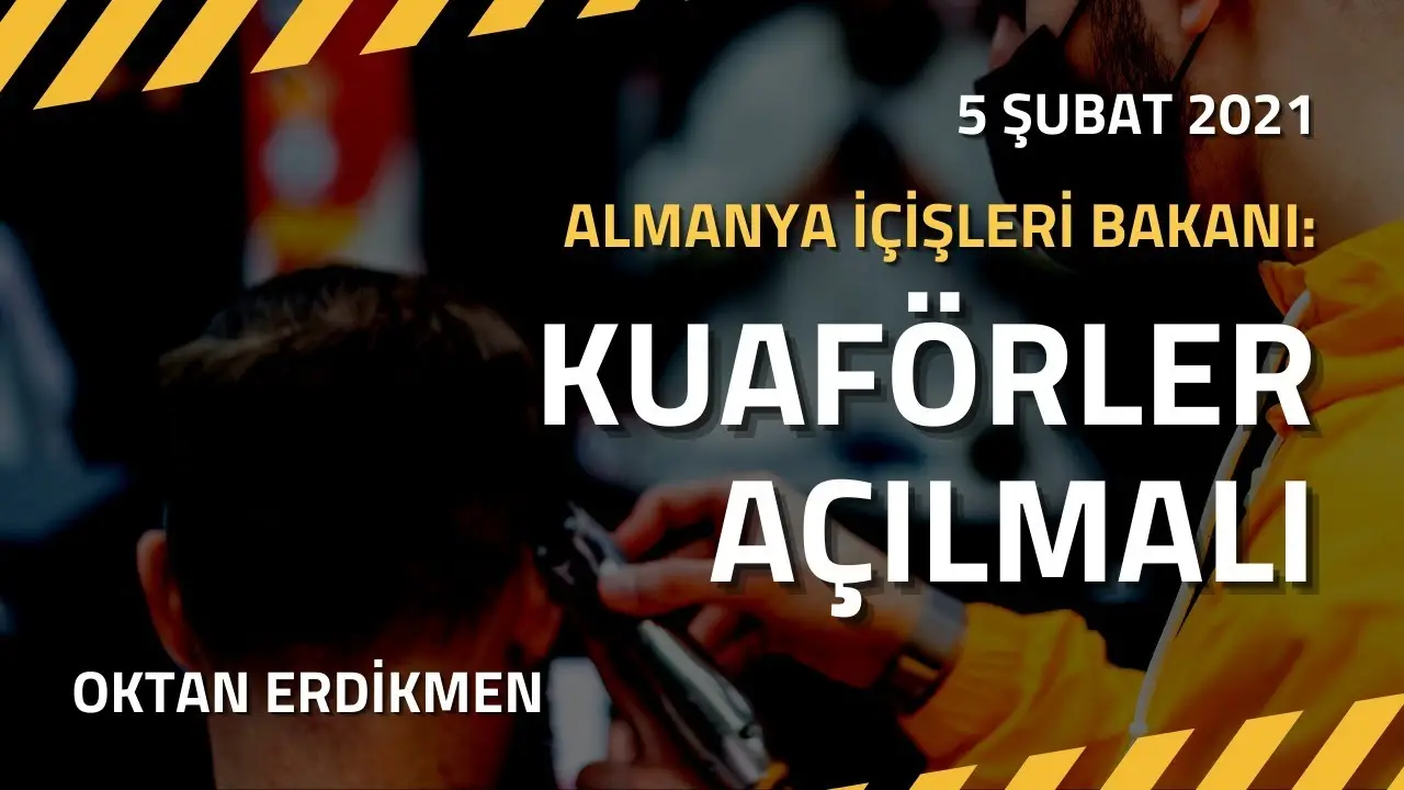 Almanya İçişleri Bakanı: Kuaförler açılmalı