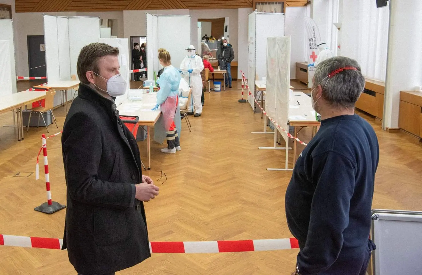 Nürnberg’de hızlı test merkezi açıldı