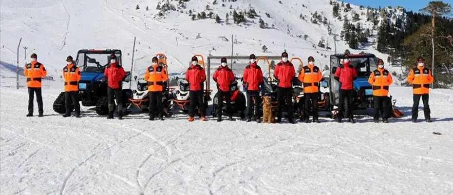 Kartalkaya'daki jandarma timleri tatbikatlarla olası afetlere hazırlanıyor