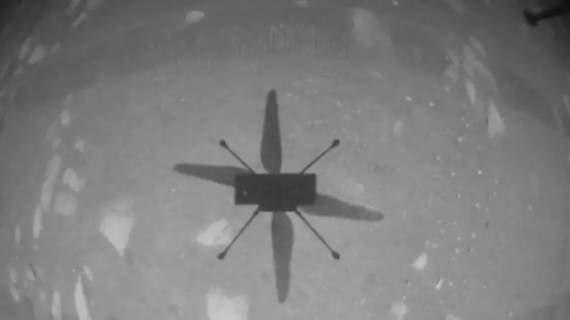Mars'ta İlk Helikopter Uçuşu Başarıyla Tamamlandı