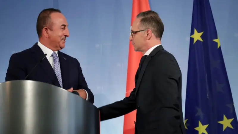 Çavuşoğlu Berlin'de Maas ile Görüştü