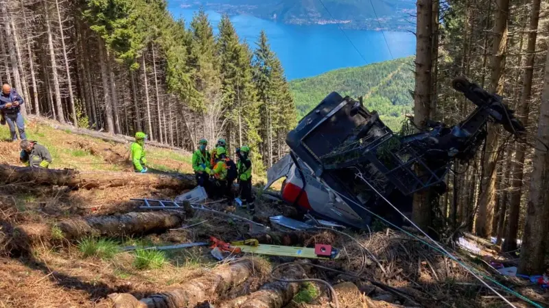 İtalya’da Teleferik Kazası: 12 Ölü
