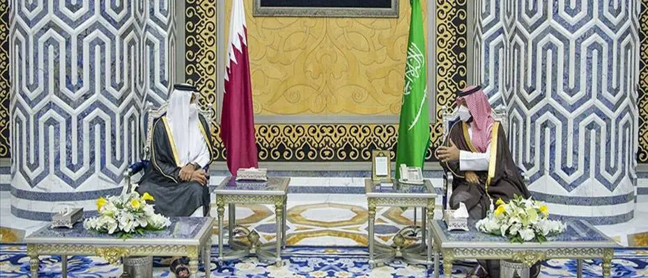 Katar Emiri Şeyh Temim bin Hamed Al Sani, Suudi Arabistan'ı ziyaret etti