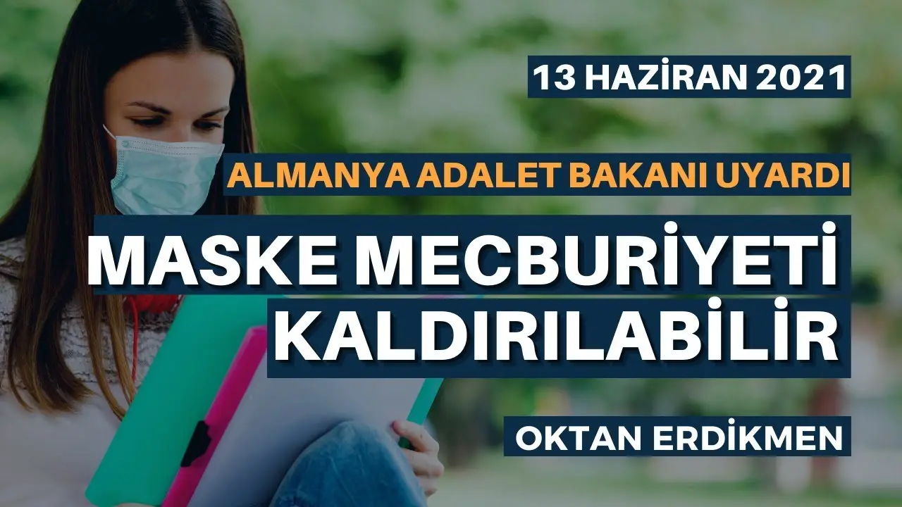 Almanya'da maske mecburiyeti kaldırılabilir