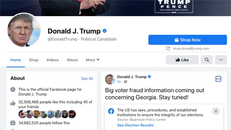 Trump’tan Facebook Twitter ve Google’a Dava