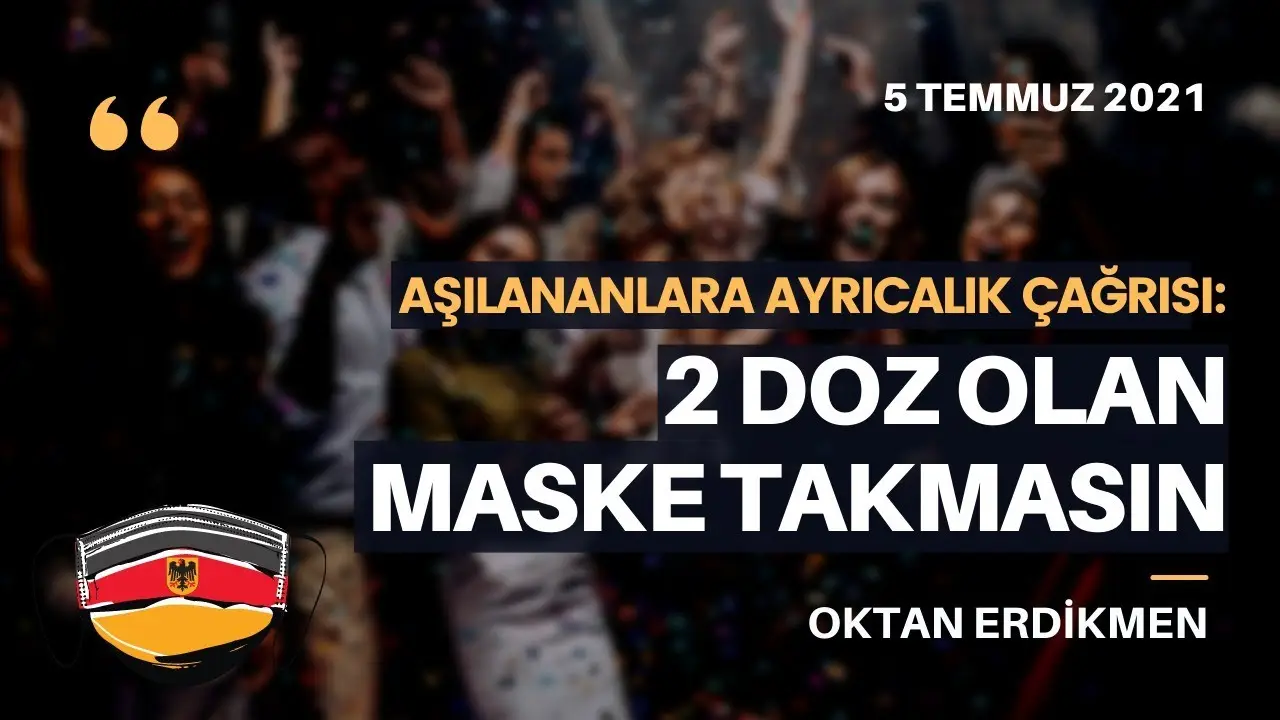 Almanya'da '2 doz olana kısıtlama uygulanmasın' önerisi