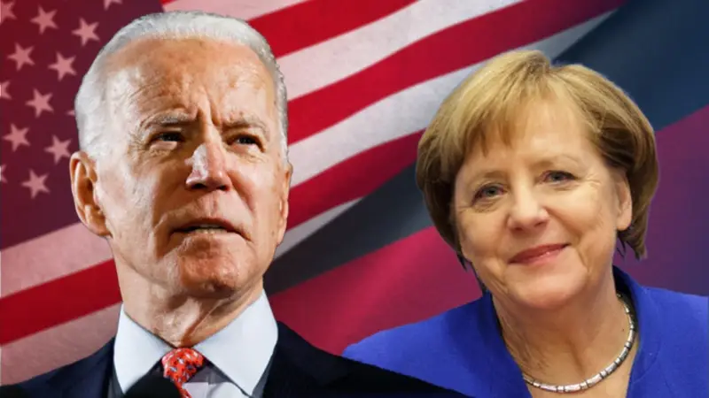 Biden ve Merkel Beyaz Saray'da Görüşüyor