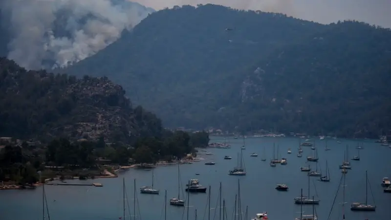 Orman Yangınları Turizmi de Vurdu
