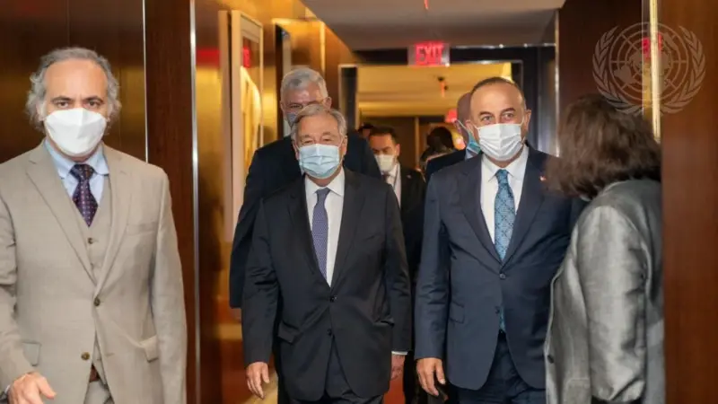 Çavuşoğlu New York’ta Resmi Temaslarına Başladı