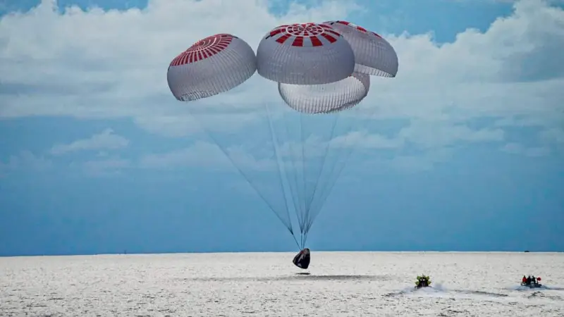 SpaceX'in Uzay Yolcuları Dünya'ya Döndü