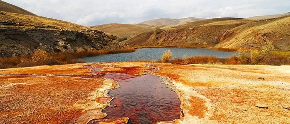 Erzincan'ın travertenli gölü turizme kazandırılacak