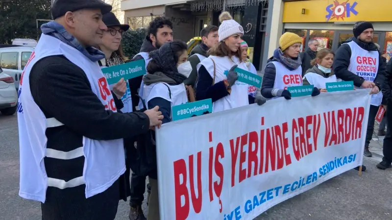 BBC İstanbul Ofisi Greve Çıktı