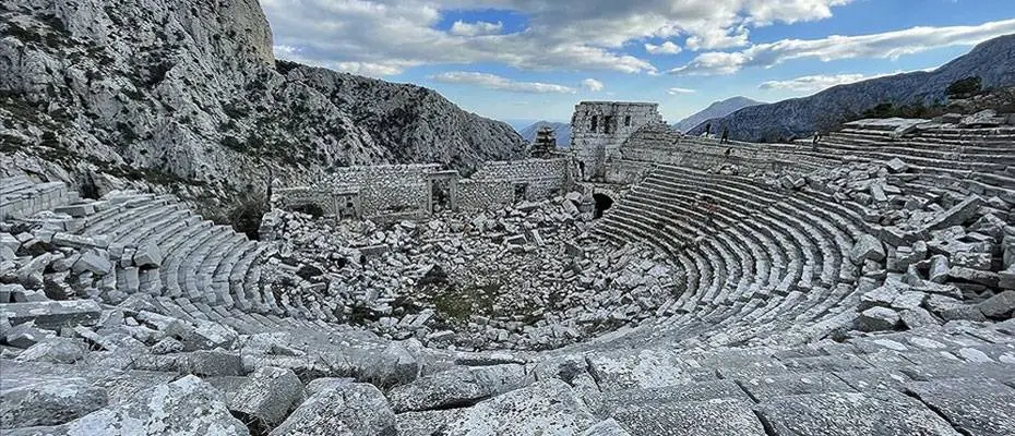Doğayla tarihin buluştuğu Termessos'u 25 bin kişi ziyaret etti