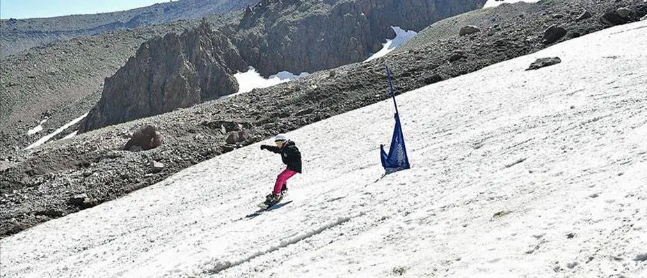 Erciyes'e yarım milyona yakın ziyaretçi bekleniyor