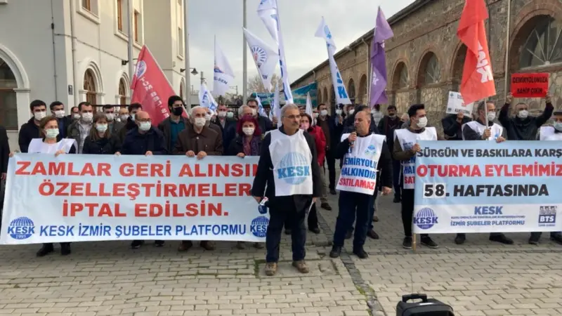 KESK Zamlara Karşı Bir Haftalık Eylem Başlattı
