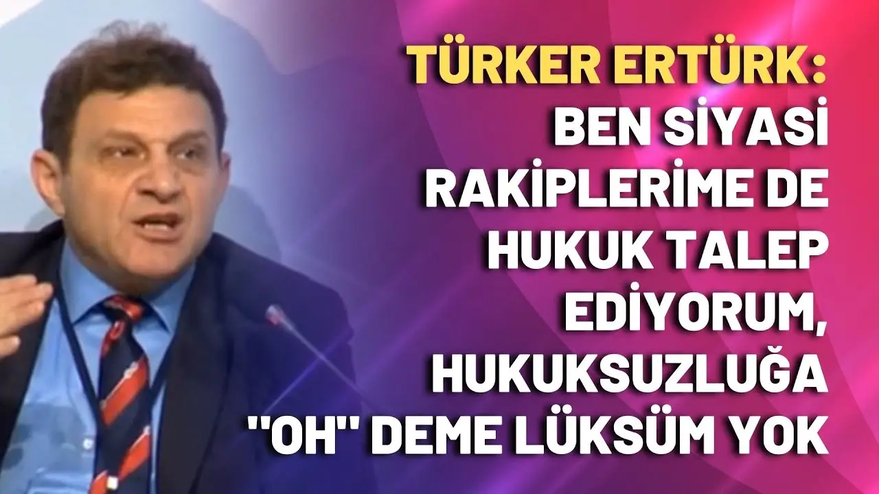 Ben siyasi rakiplerime de hukuk talep ediyorum