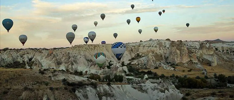 Kapadokya'yı şubatta 83 bin 432 turist gezdi
