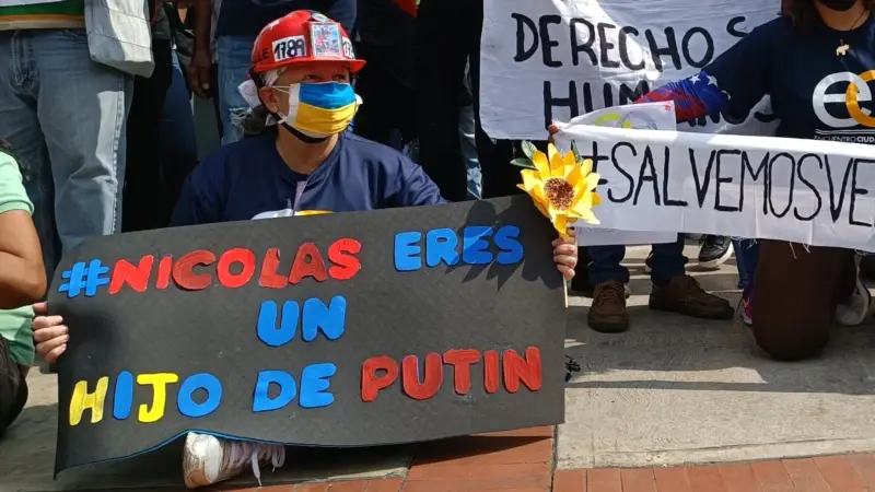 Venezuela’da Muhalefetten Hükümete Ukrayna Tepkisi