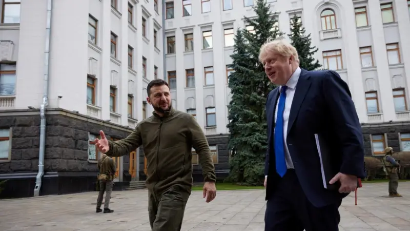 İngiltere Başbakanı Boris Johnson Kiev’de