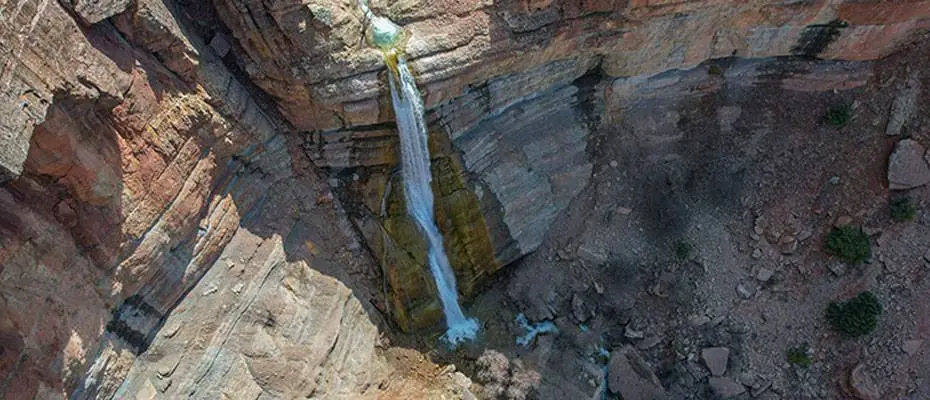 Tunceli'deki Çırtan Şelalesi gezginlerin rotası oldu