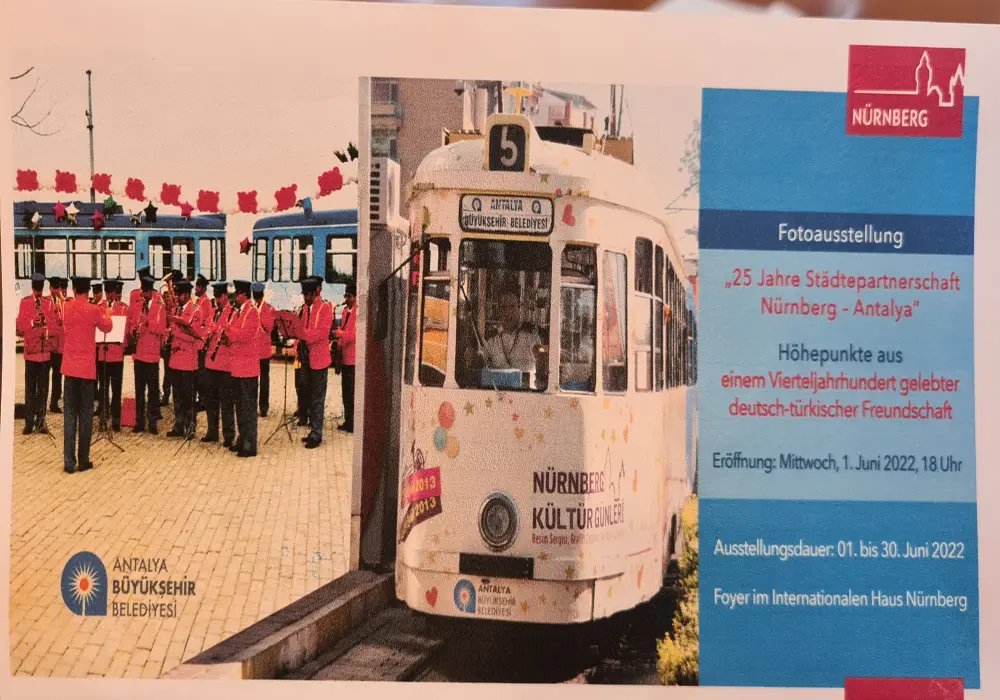 Antalya- Nürnberg Kardeş Şehirliğinin 25’inci yılı kutlanacak
