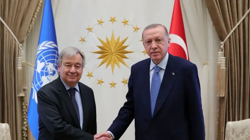 Erdoğan Guterres'le Telefonla Görüştü