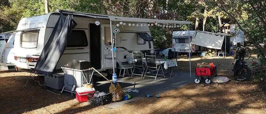 Kuzey Ege'deki çadır ve karavan kamplarında bayram rezervasyonları doldu
