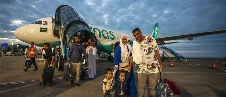 Suudi Arabistan'dan Trabzon'a 3 yıl sonra ilk charter uçuşu gerçekleştirildi