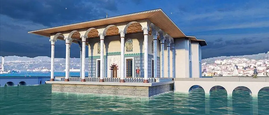 Denizin ortasında inşa edilen tek Osmanlı yapısı yeniden doğuyor