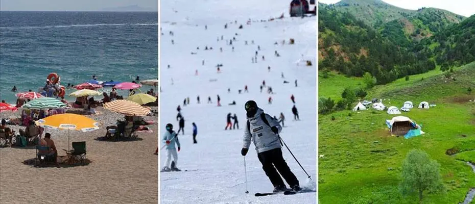 Milyonlarca turist Türkiye'ye turizm çeşitliği için geliyor