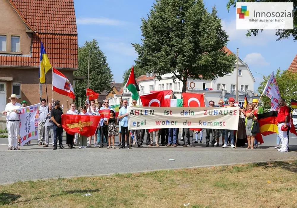 Ahlen kültür festivali farklı renklerle şenlendi