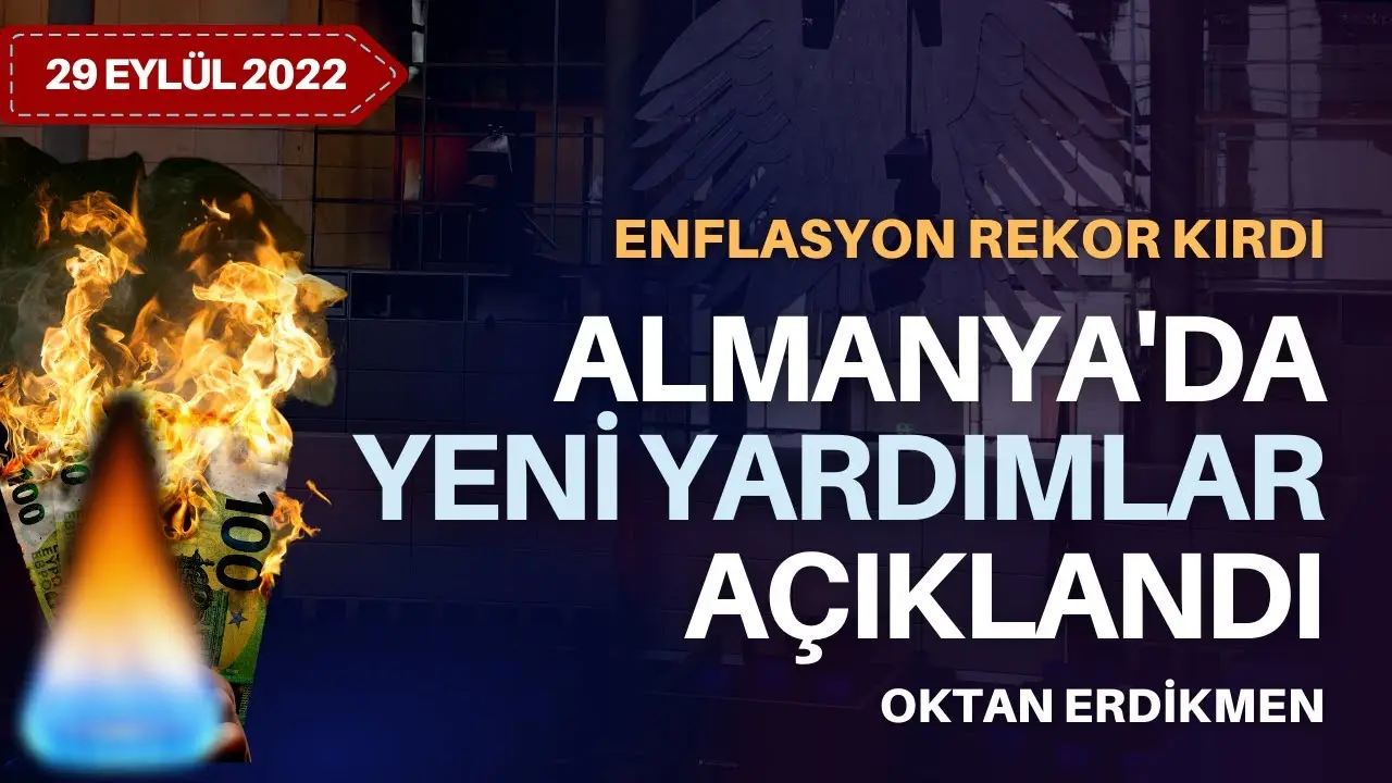 Almanya'da enflasyon rekor kırdı: Yeni yardımlar açıklandı