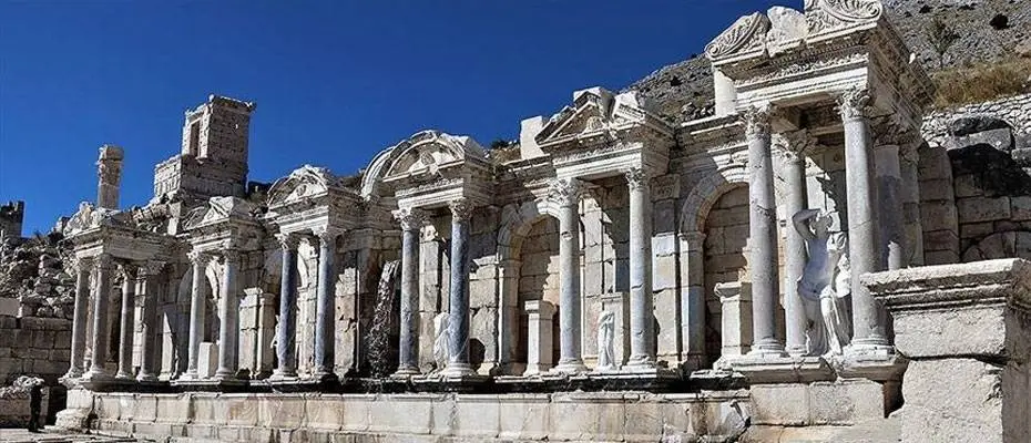 Aşkların ve imparatorların şehri Sagalassos, FPV dron ile görüntülendi