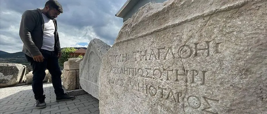 Hadrianaupolis'te 'Asklepios' varlığına işaret eden 1800 yıllık yazıt bulundu