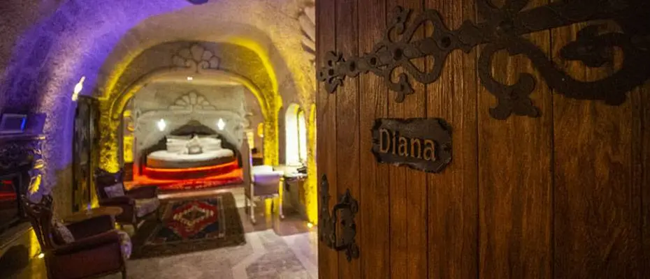 Kapadokya'da kayadan oyma oteldeki 'Prenses Diana odası' ilgi görüyor
