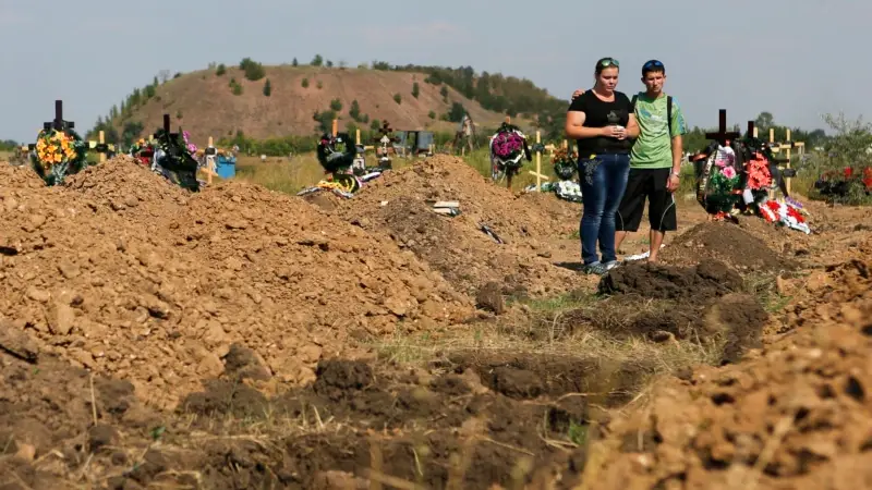 Ukrayna’da 440 Cesedin Olduğu Toplu Mezar