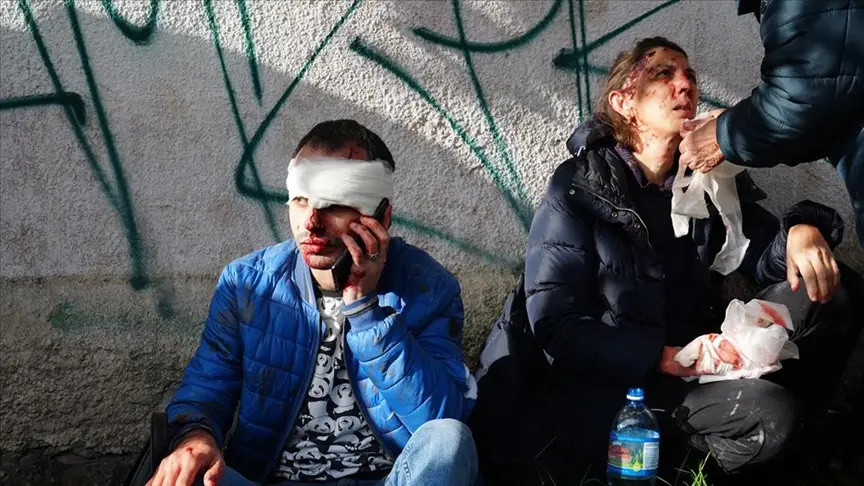 Kiev'e Rus saldırısında 8 kişi öldü, 24 kişi yaralandı