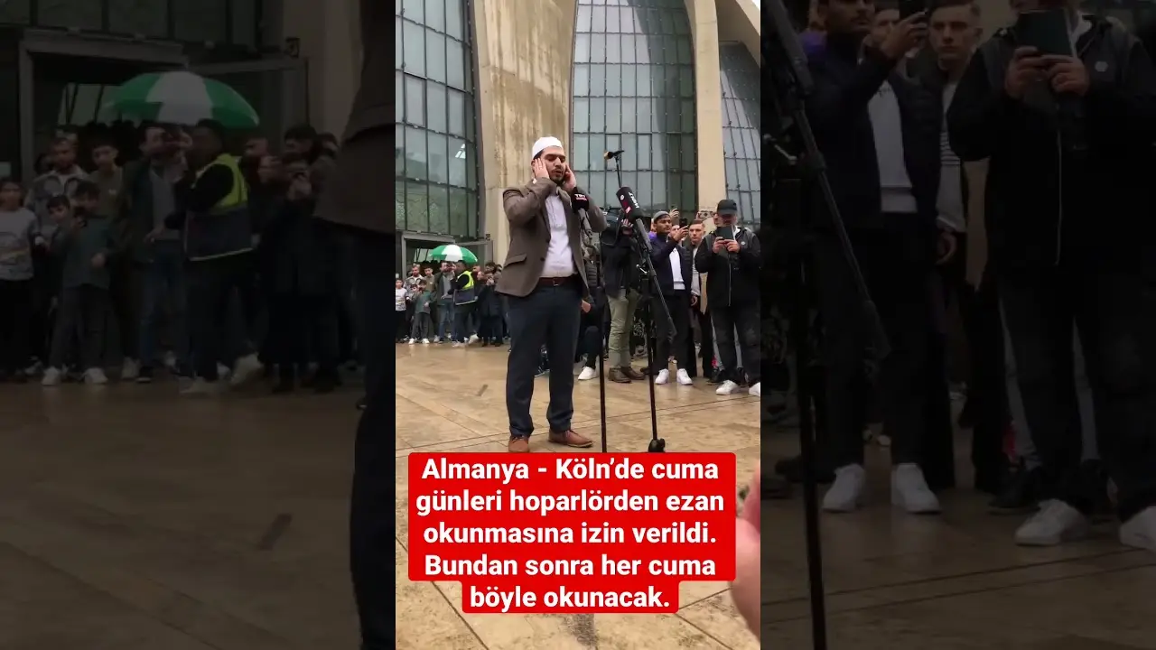 Köln’de cuma günleri hoparlörden ezan okunmasına izin
