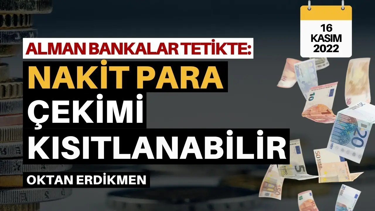 Almanya'da bankalar tetikte: Nakit para hazırlanıyor