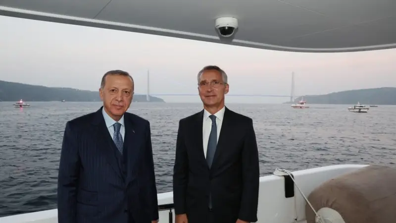 Erdoğan Stoltenberg ile Görüştü