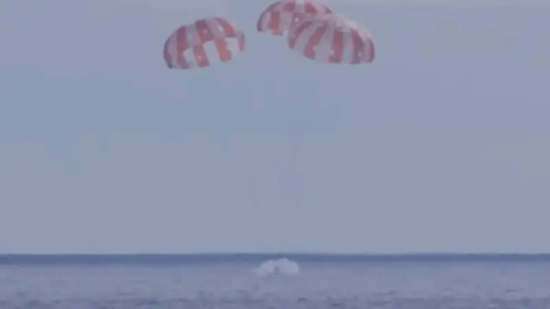Orion Kapsülü Dünyaya Döndü