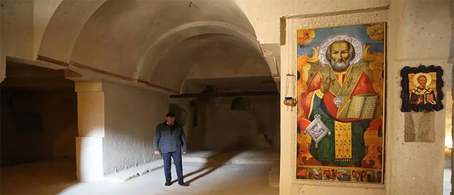 Kapadokya'da turizme açılacak Manastır Vadisi'ndeki çalışmalar sürüyor