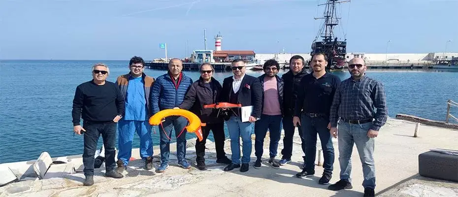 Cankuş Drone, Kemer iş insanlarına tanıtım uçuşu yaptı