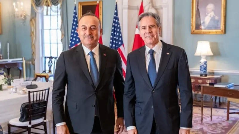 Çavuşoğlu ile Görüşen Blinken’dan Yardım Mesajı