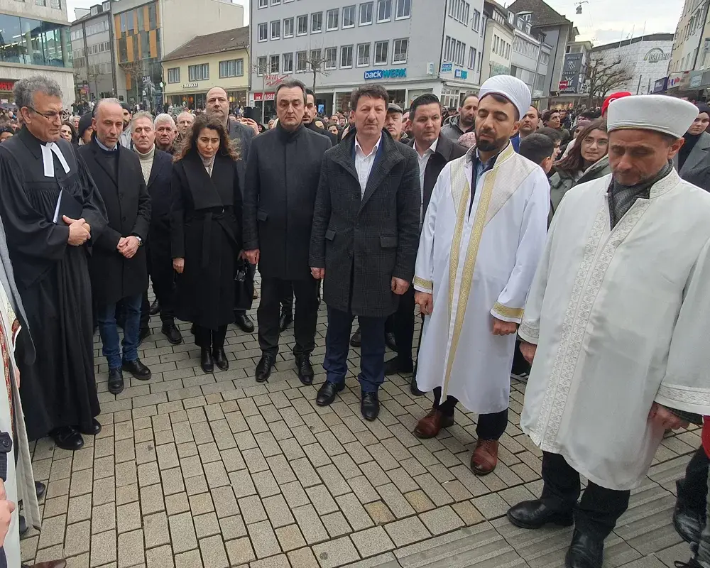 Depremde Hayatını kaybedenler için Heilbronn ‘da dualar edildi
