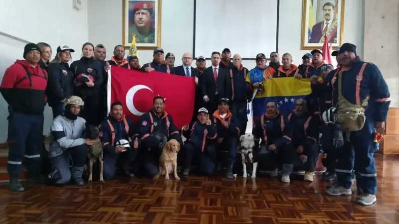 Venezuelalı Arama Kurtarma Ekibi Geri Döndü