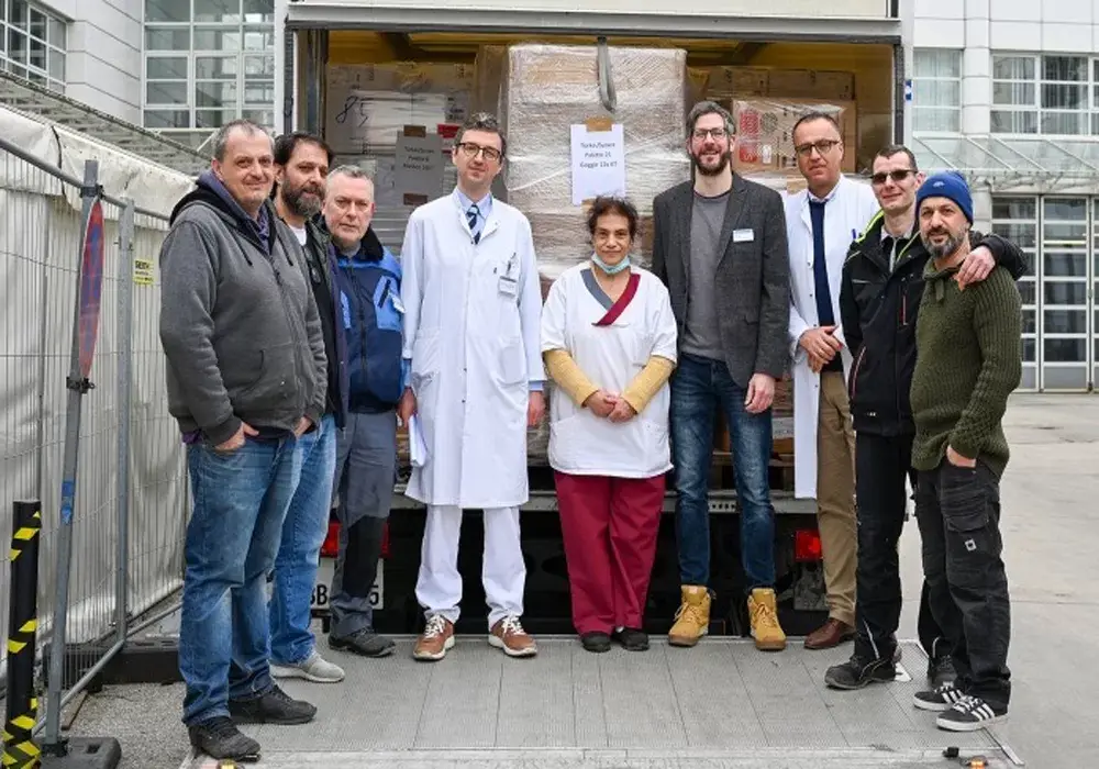 Münih Teknik Üniversitesi Hastanesinin deprem desteği